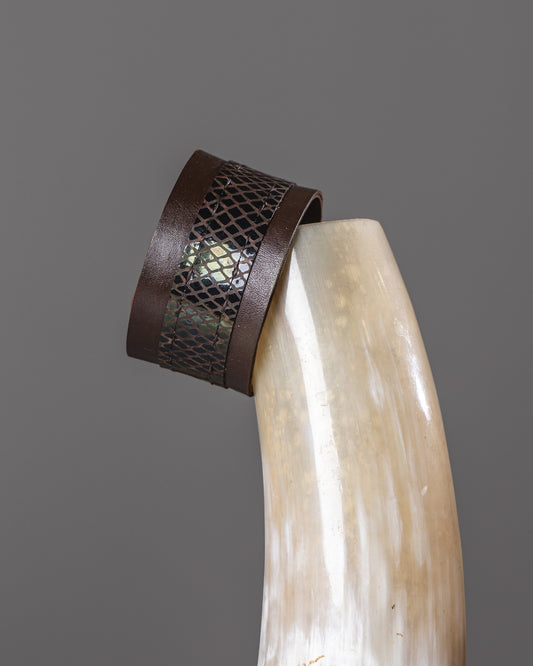 Men’s Brown Leather Cuff